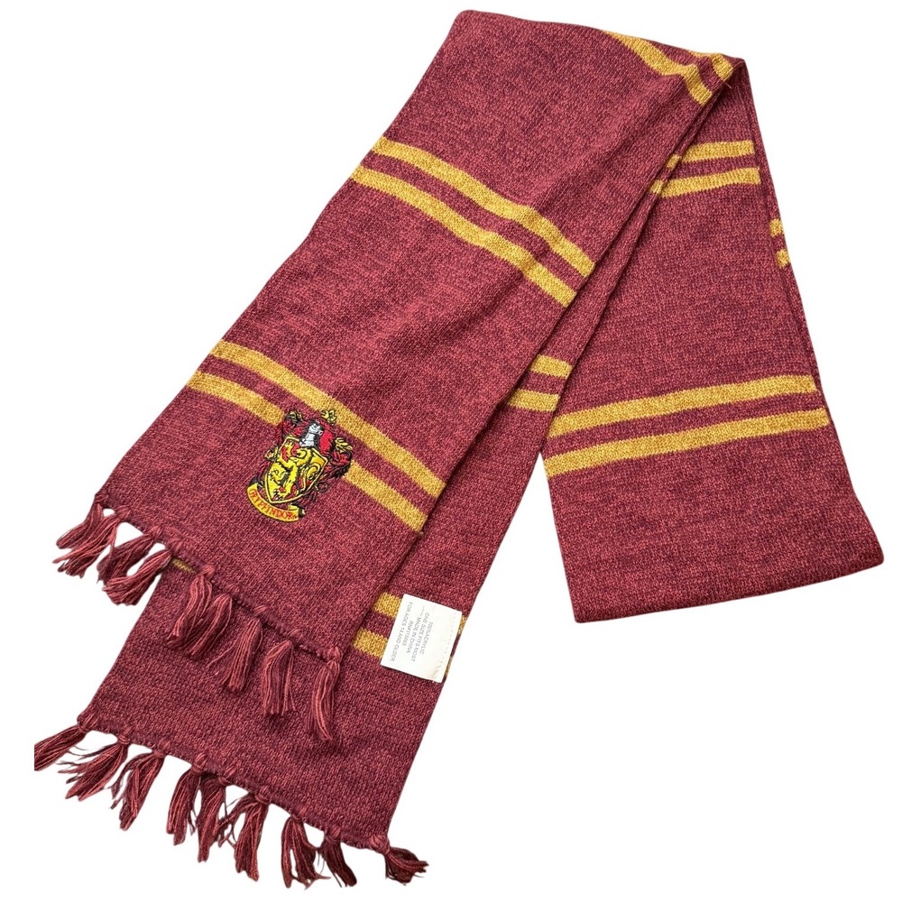 Harry Potter Universal Studios Gryffindor House Quidditch Scarf Red Yellow‎